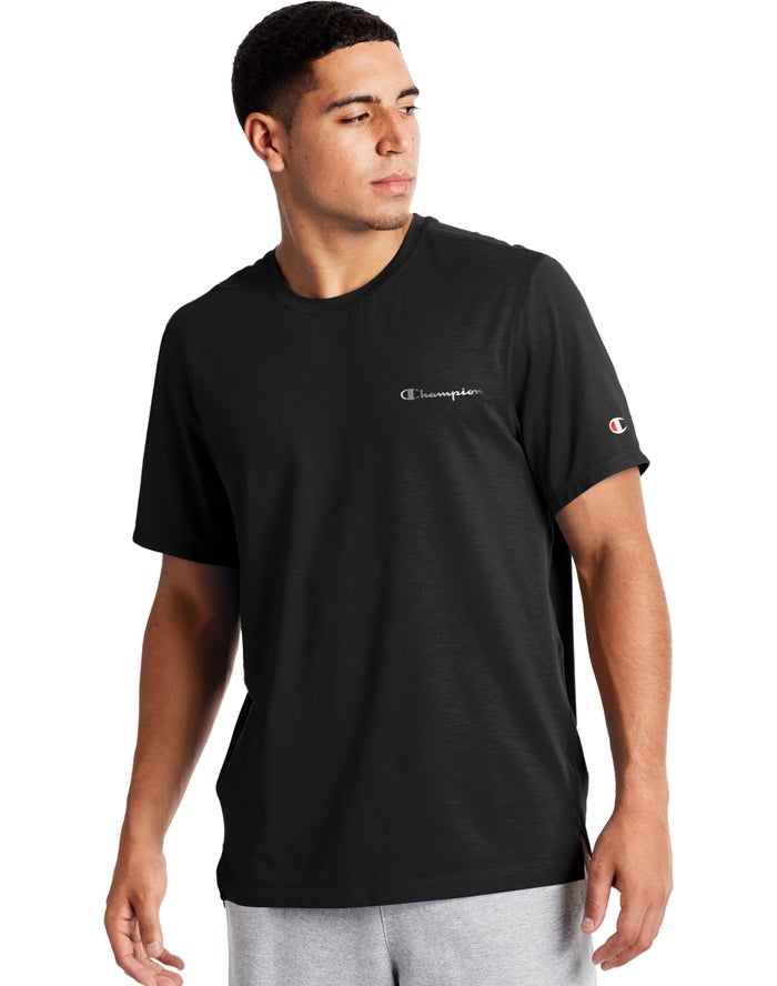 Champion T-Shirt Heren - Zwart - Sport ( 785942-EIF )